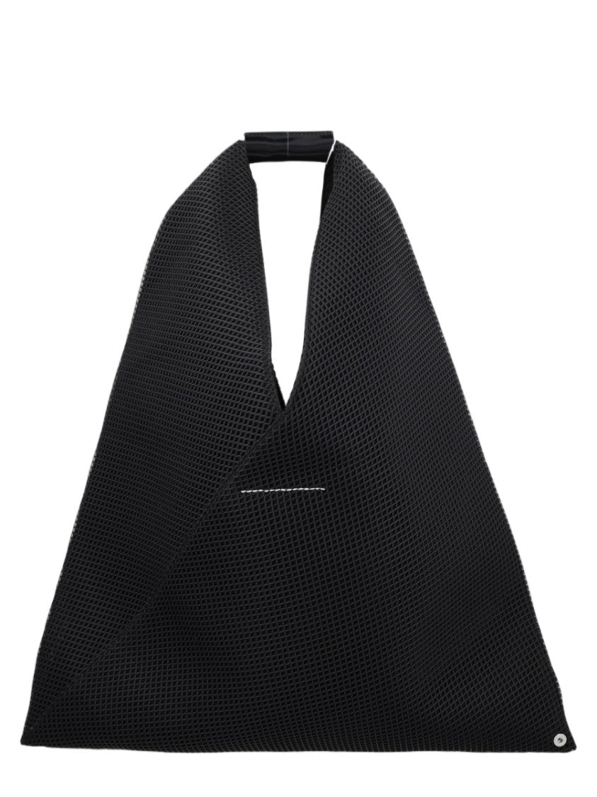 Mm6 By Maison Margiela Large Triangular Textured Polyester Bag