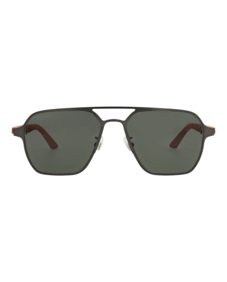 Montblanc Aviator-Frame Metal Sunglasses