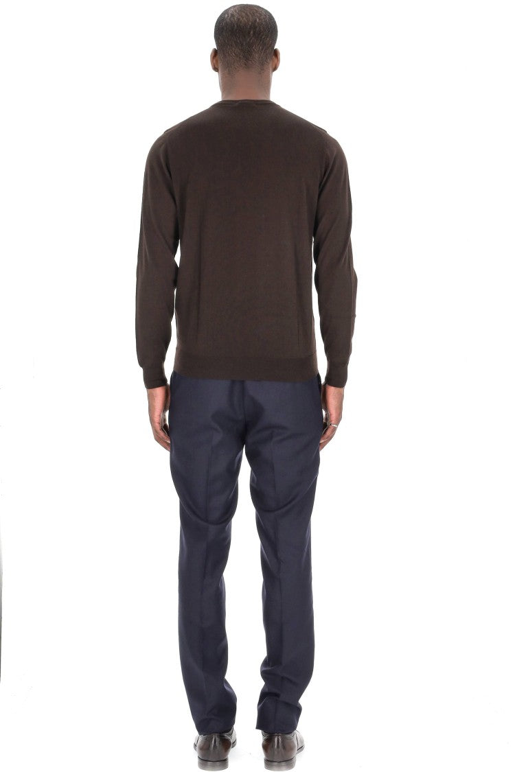 Drumohr Super 140’S Wool Crewneck Sweater