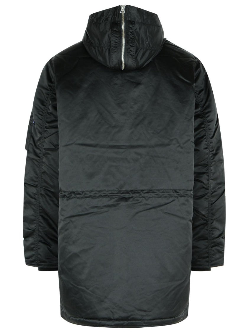 Alpha Industries N-3B Uv' Black Nylon Parka