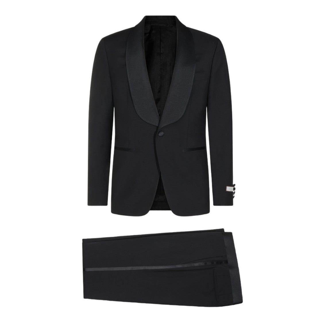 Canali Satin Shawl Collar Suit