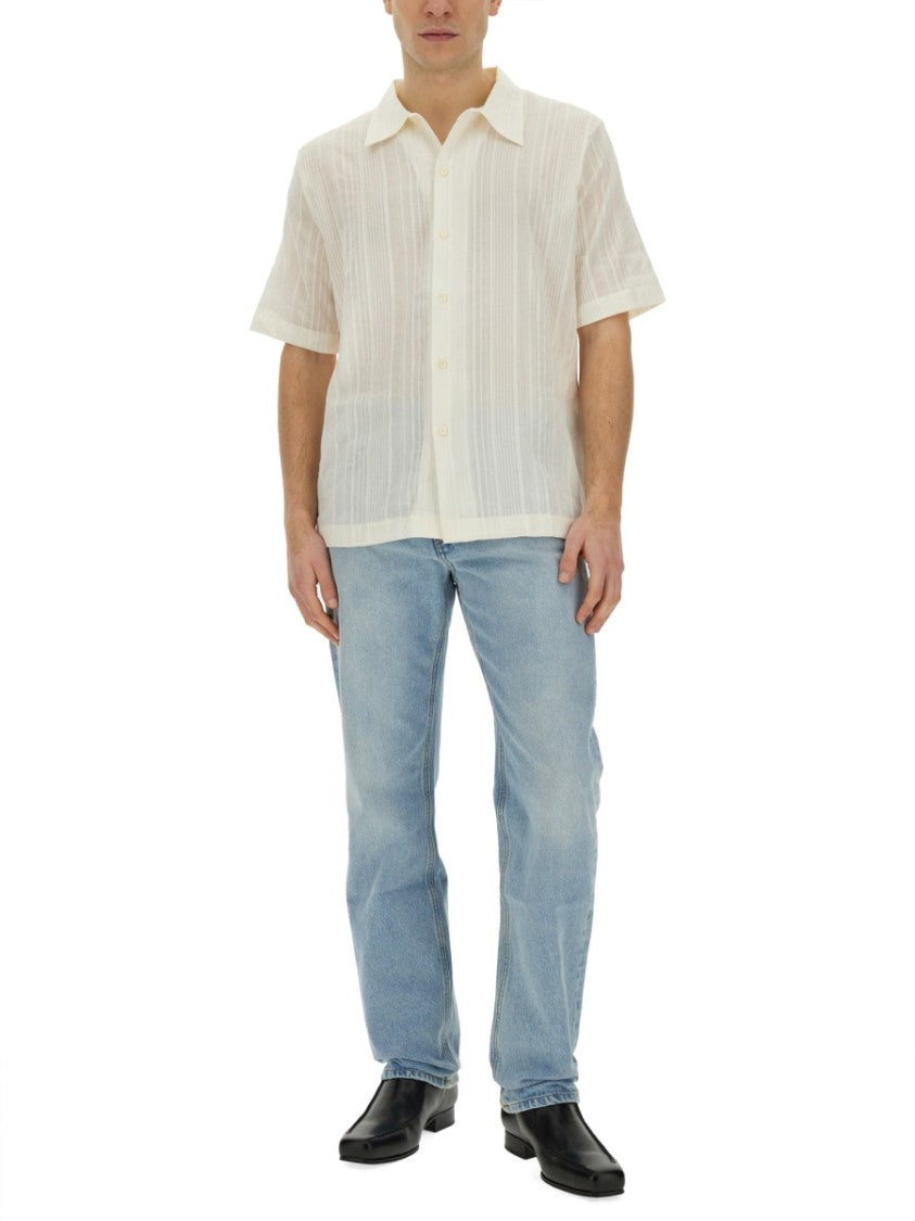 Séfr Classic Straight Cut Jeans With Vintage Wash