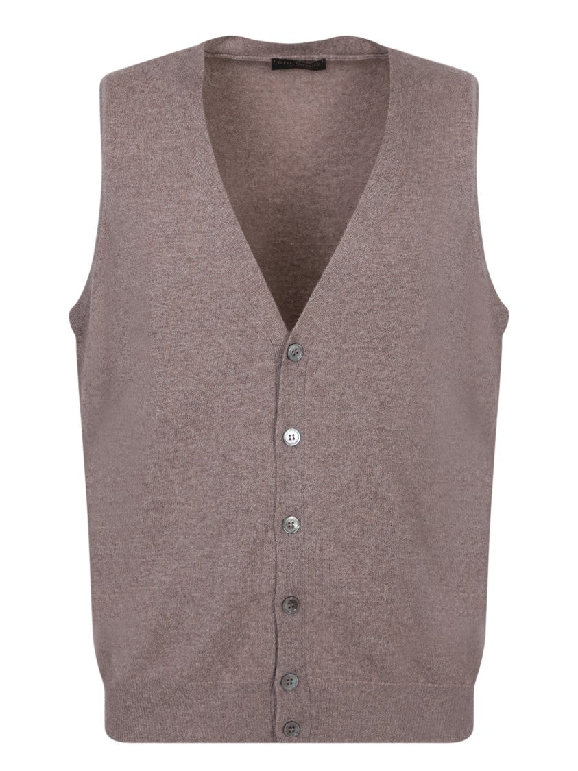 Dell'oglio Knitted Construction Gilet