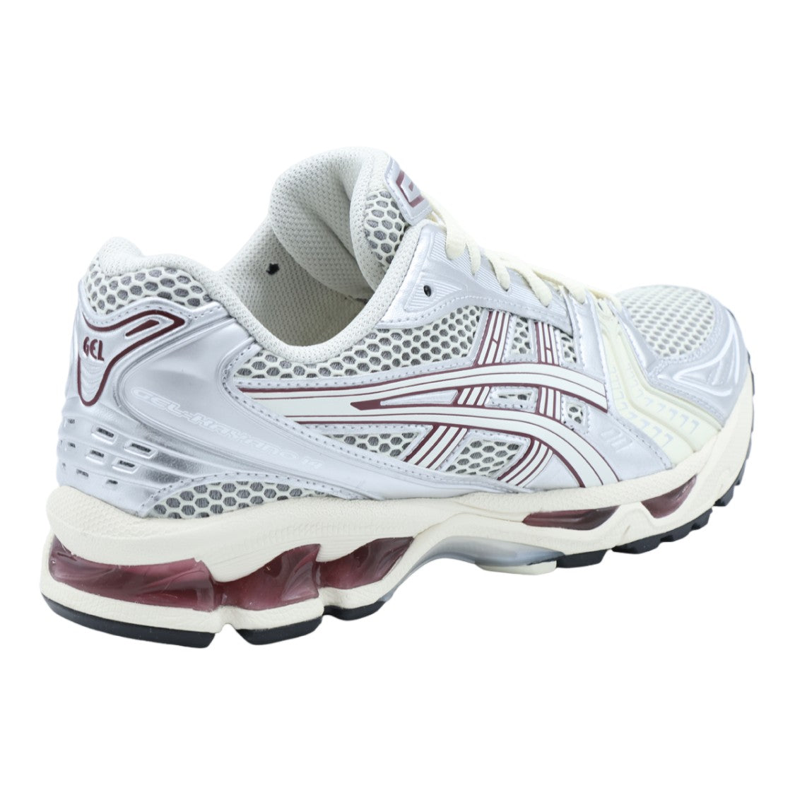 Asics Breathable Mesh Sneakers With Cushioned Sole And Gel Inserts