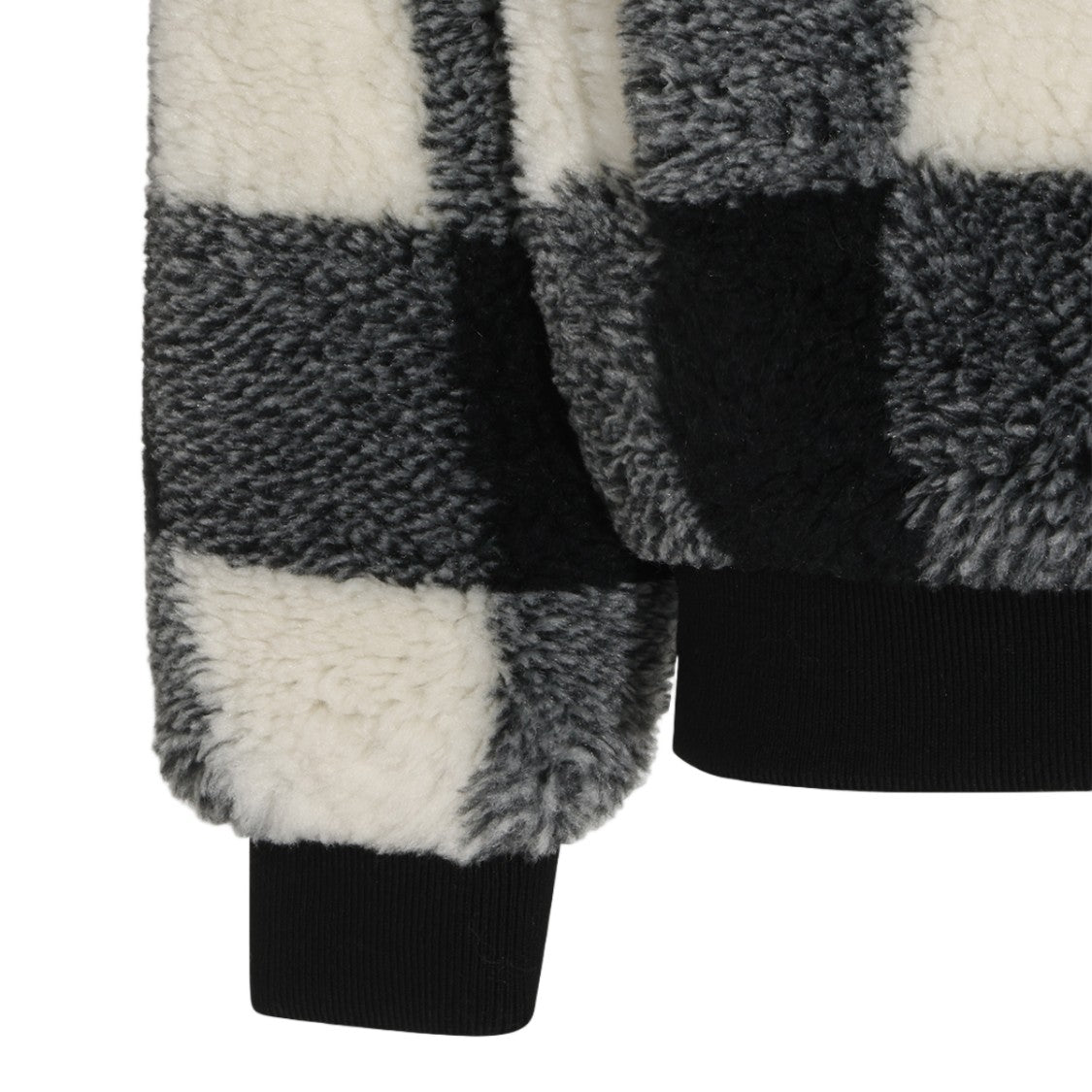Givenchy Textured Black Checkered Casual Jacket With High Collar