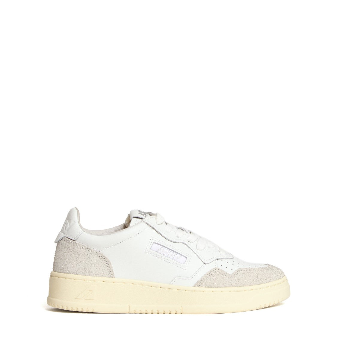 Autry Soft Leather Suede Medalist Low Sneakers