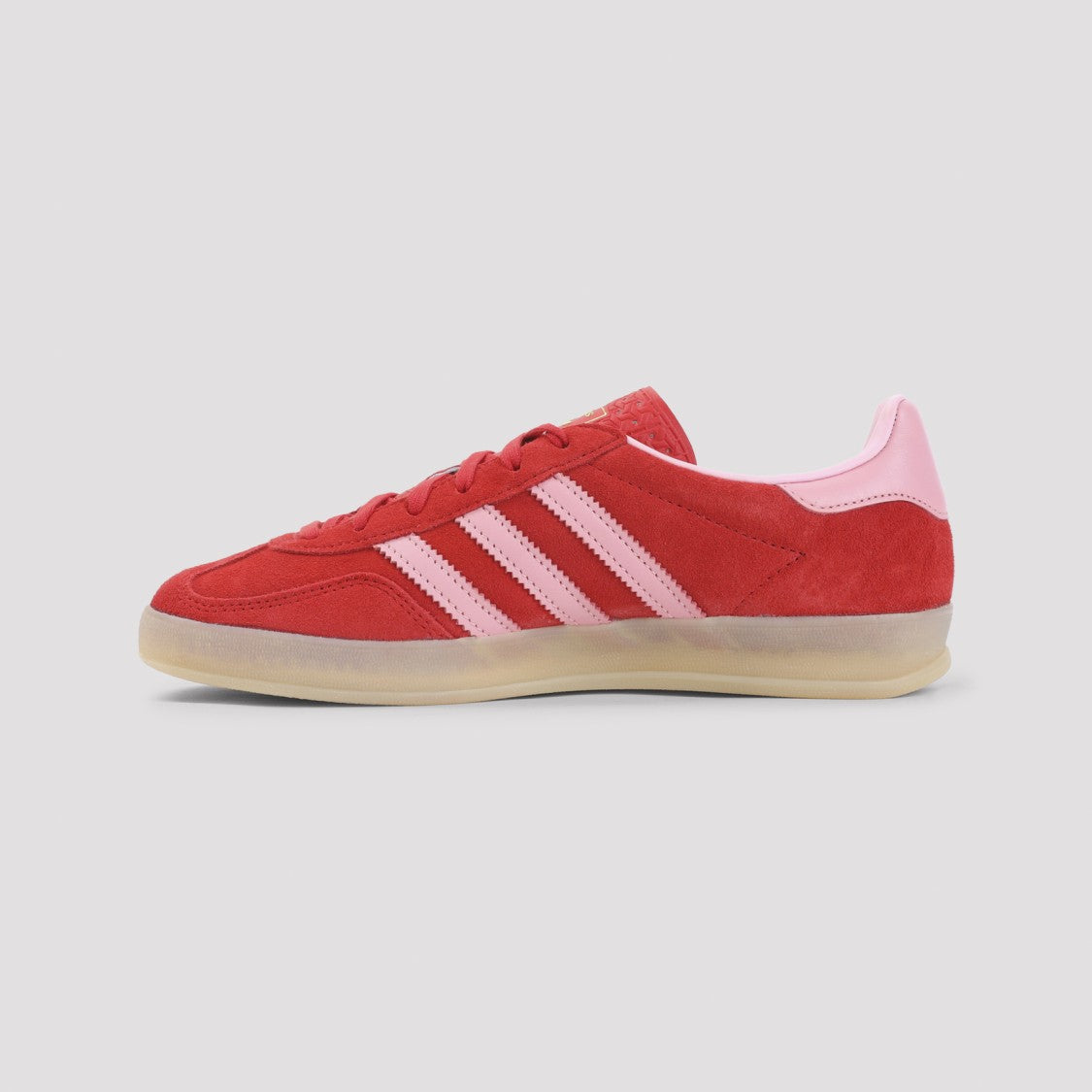 Adidas Low-Top Sneakers With Red Suede