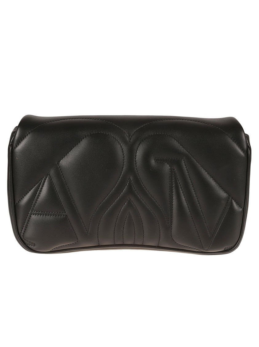 Alexander Mcqueen Quilted Lamb Leather Clutch