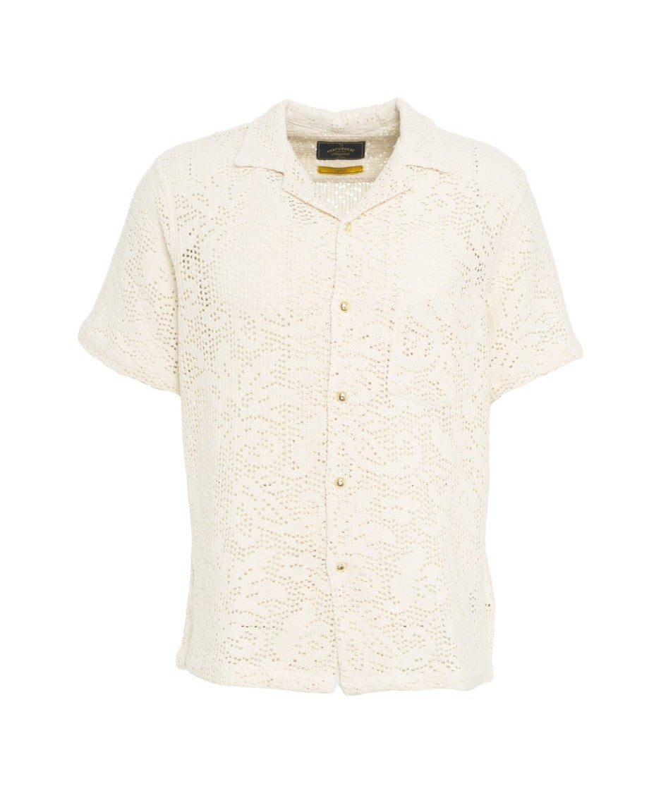 Portuguese Crochet Cuban Shirt