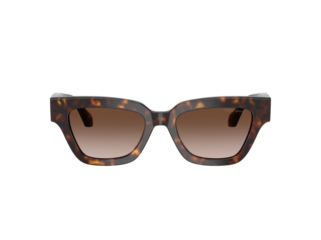 Giorgio Armani Gold 0Ar8246u Tortoiseshell Oversized Square Sunglasses