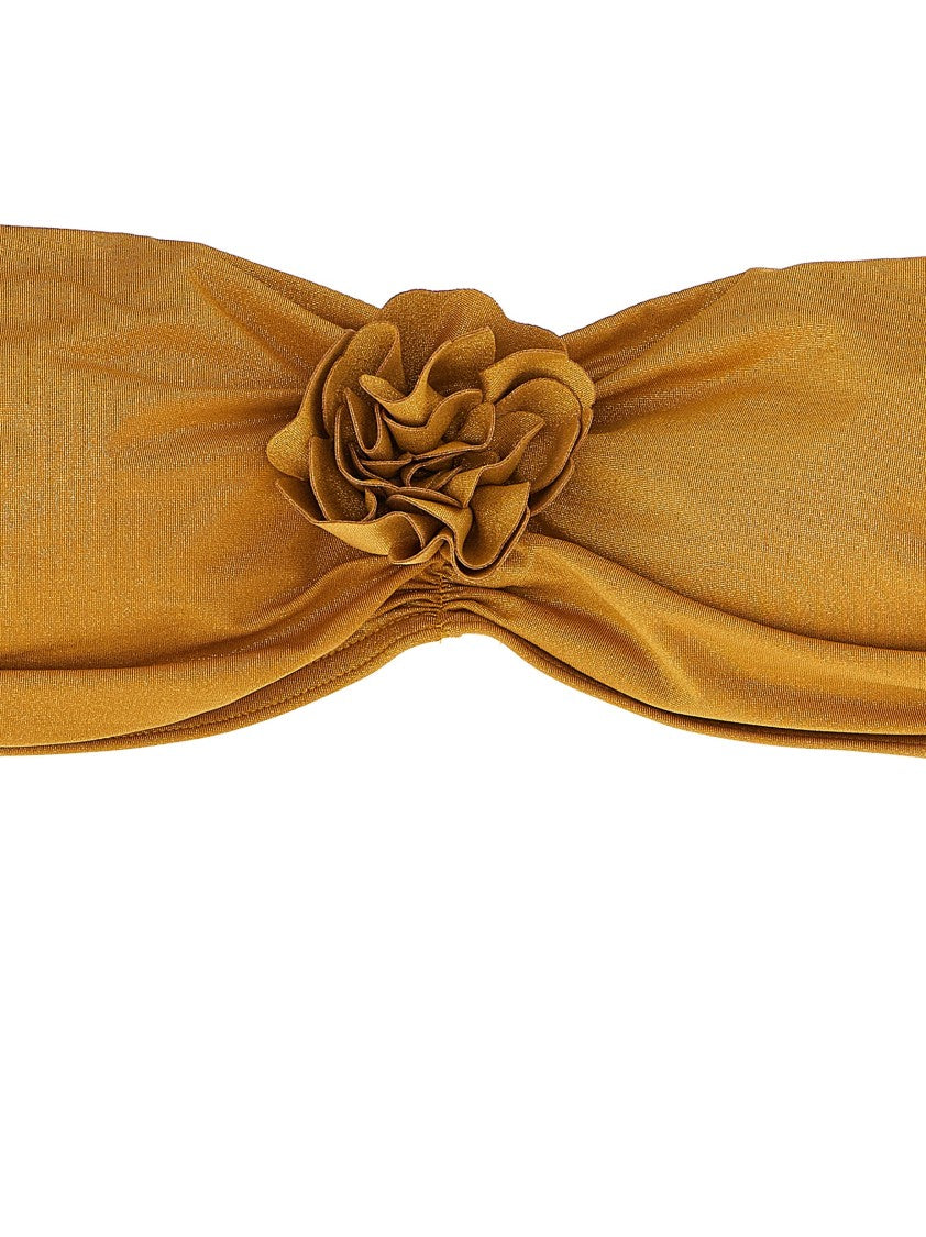 Zimmermann Lucky Bandeau Flower' Bikini