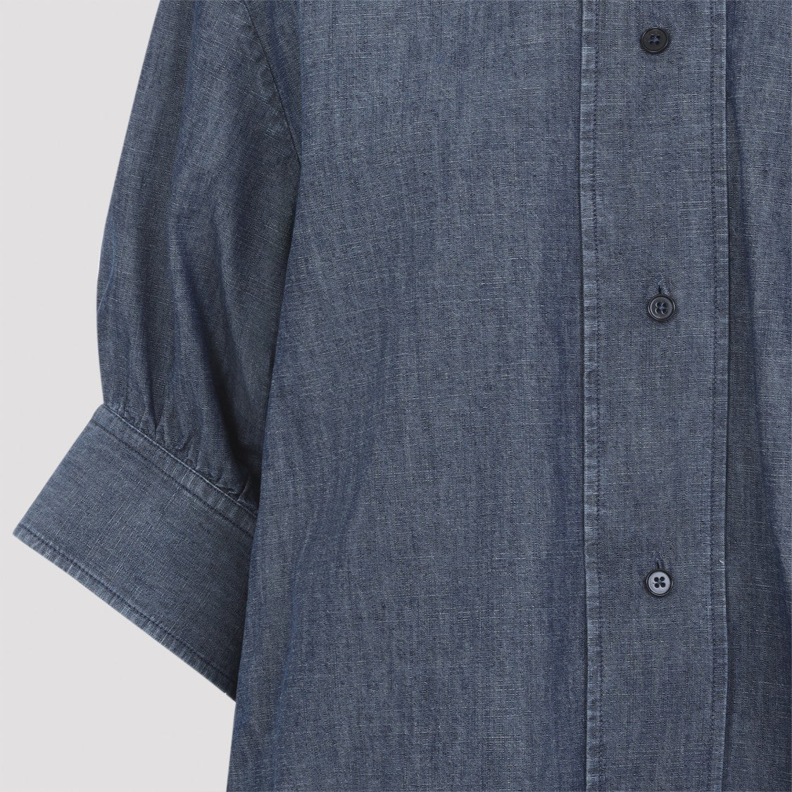 Jil Sander Boxy Blue Cotton Shirt