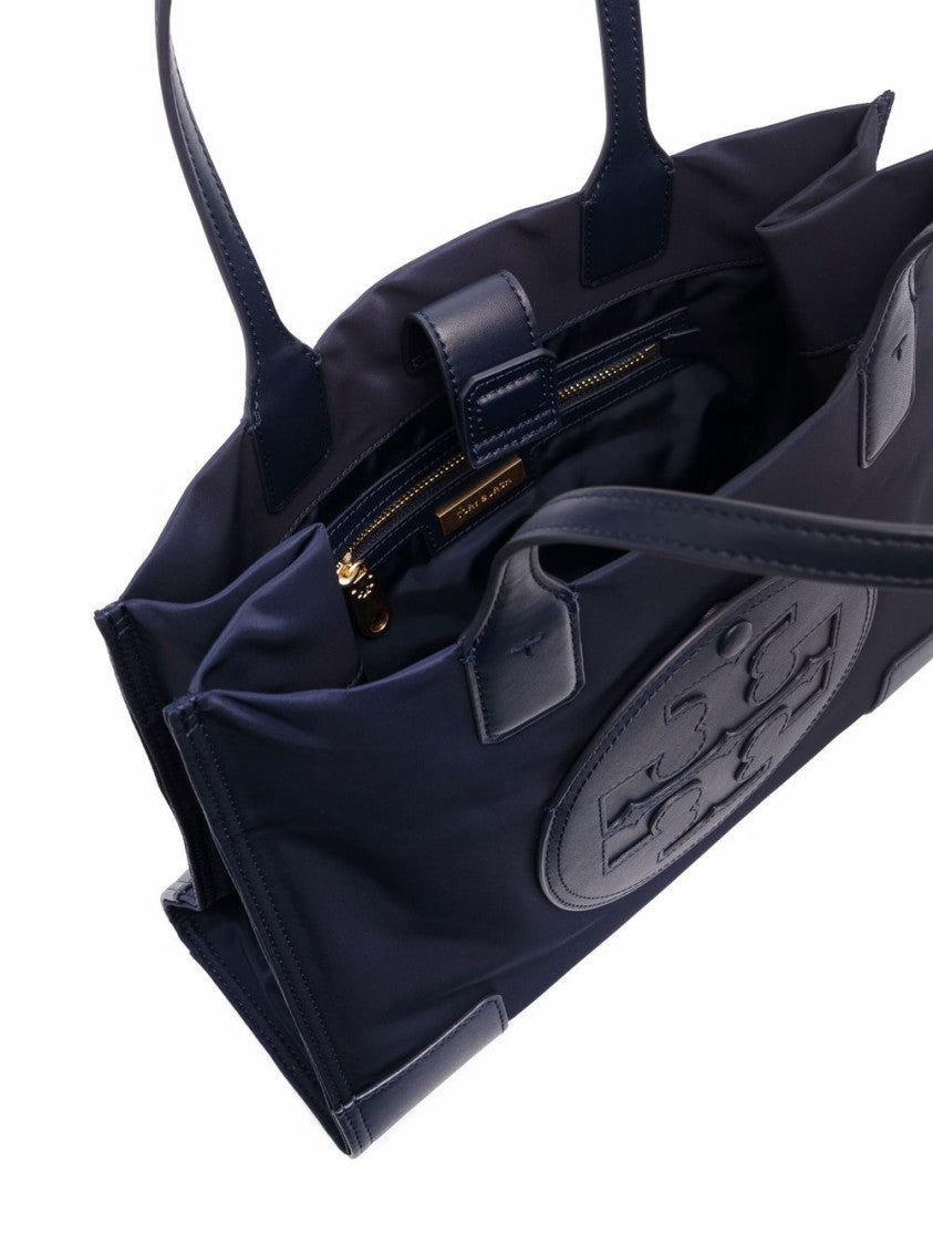 Tory Burch Blue Spacious Nylon Tote