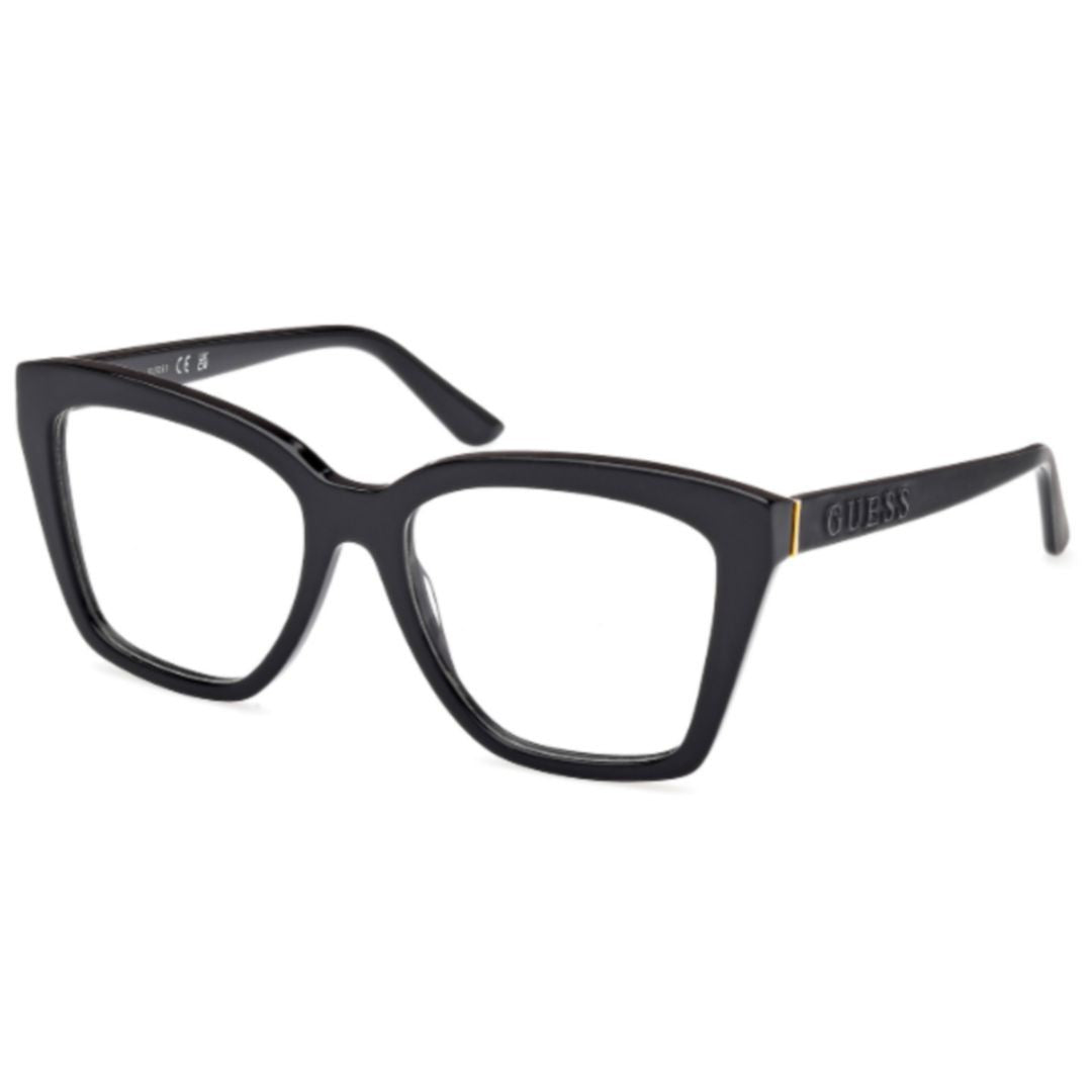Guess Gu50173 Oversized Square Frame Acetate Eyeglasses