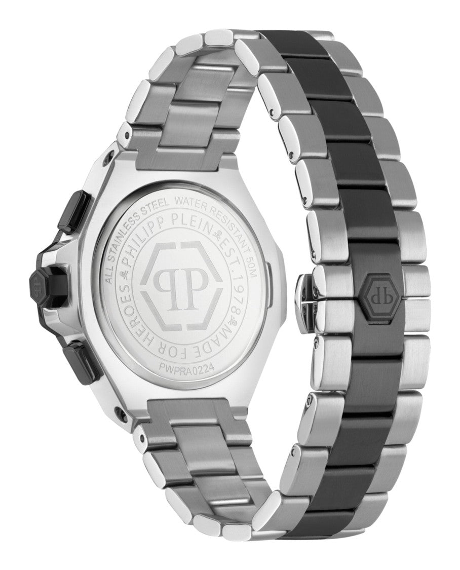 Philipp Plein Chronograph Royal Bracelet Watch With Two-Tone Case