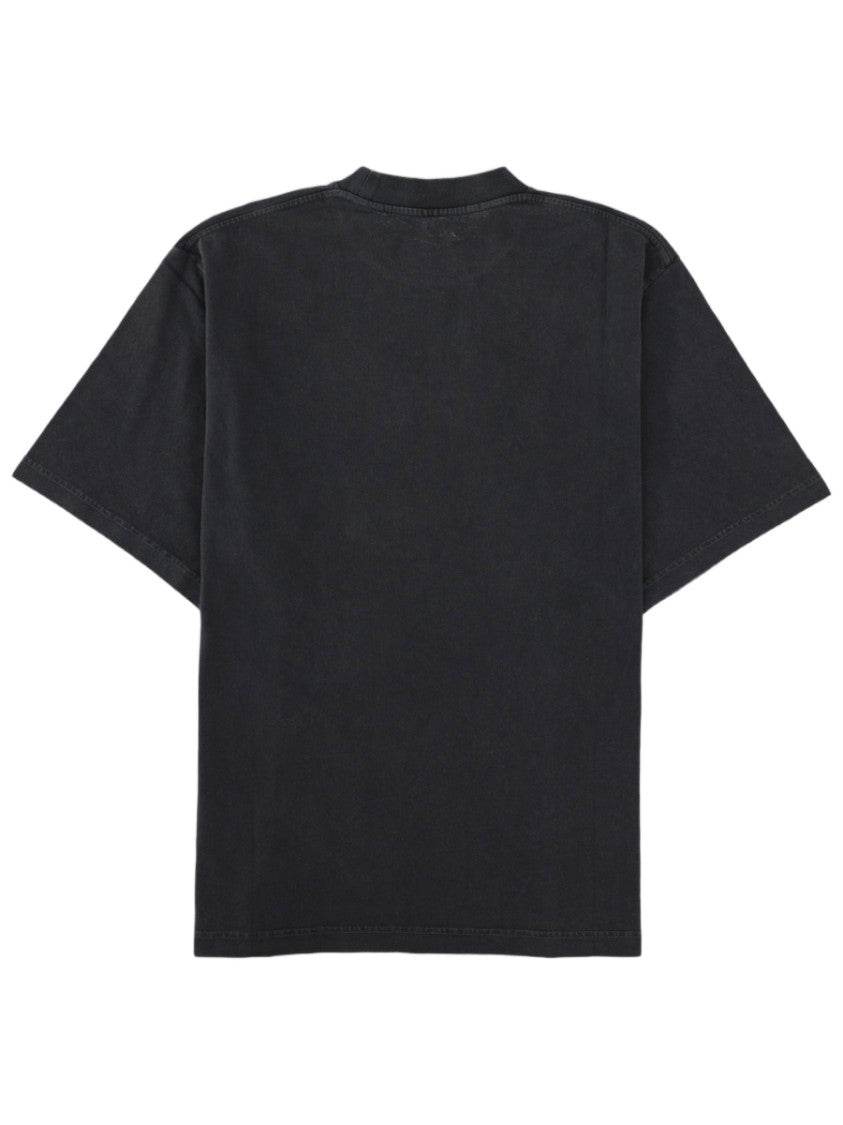 Alexander Wang Relaxed Fit Logo Short-Sleeve Cotton T-Shirt