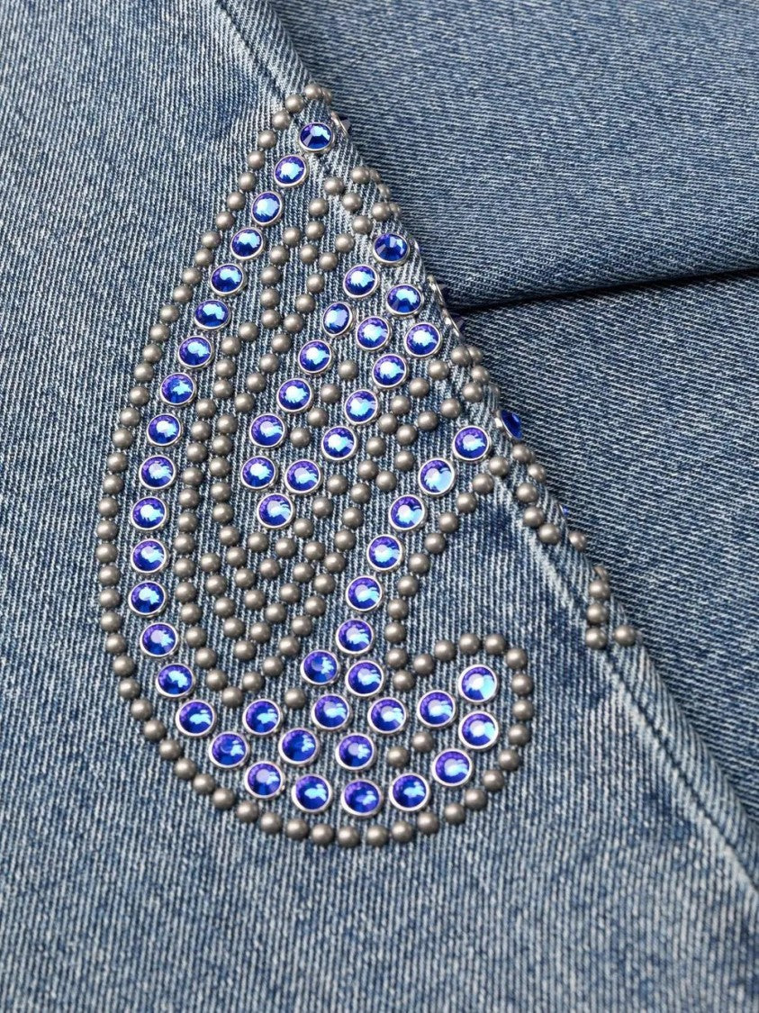 Etro Embellished Straight Jeans