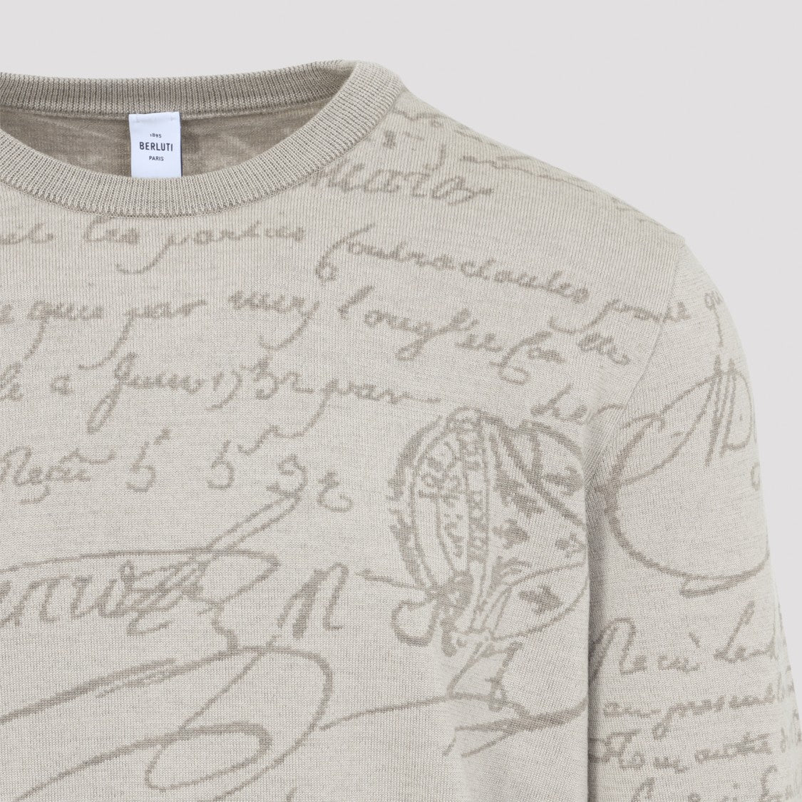 Berluti Beige Wool And Cashmere Pullover