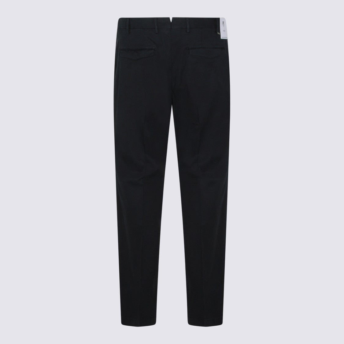 Pt Torino Tailored Black Trousers With Subtle Pleats And Refined Finish