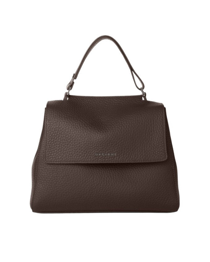 Orciani Structured T.Moro Handbag In Soft Hammered Leather