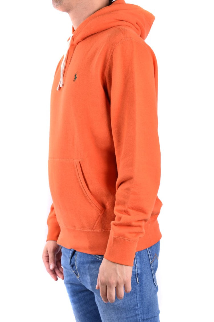 Polo Ralph Lauren Orange Hoodie With Classic Hood