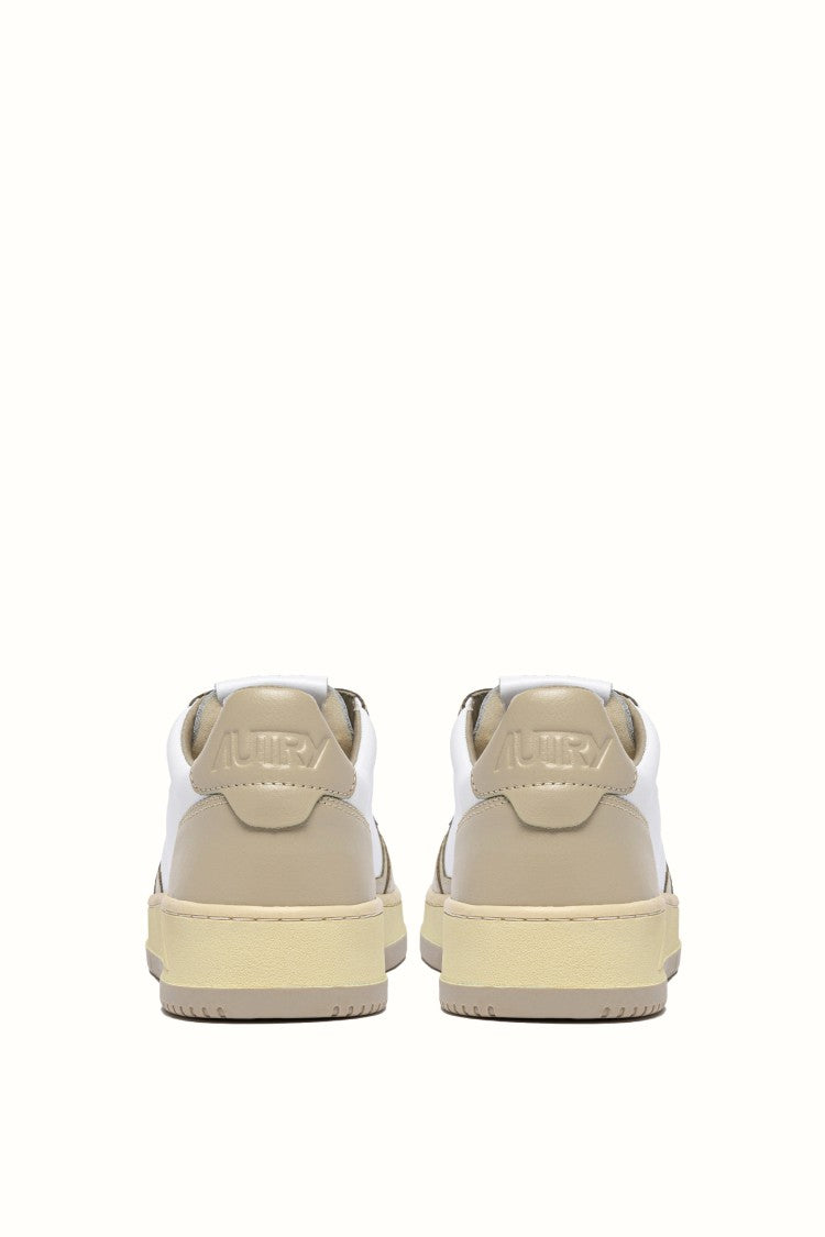 Autry Women’S Bicolor Leather Sneakers