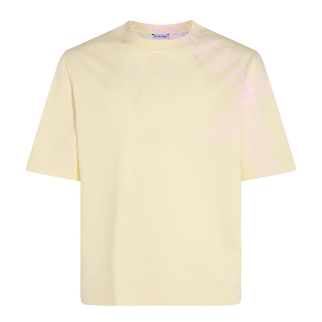 Burberry Plain Short-Sleeved T-Shirt With Classic Crew Neckline