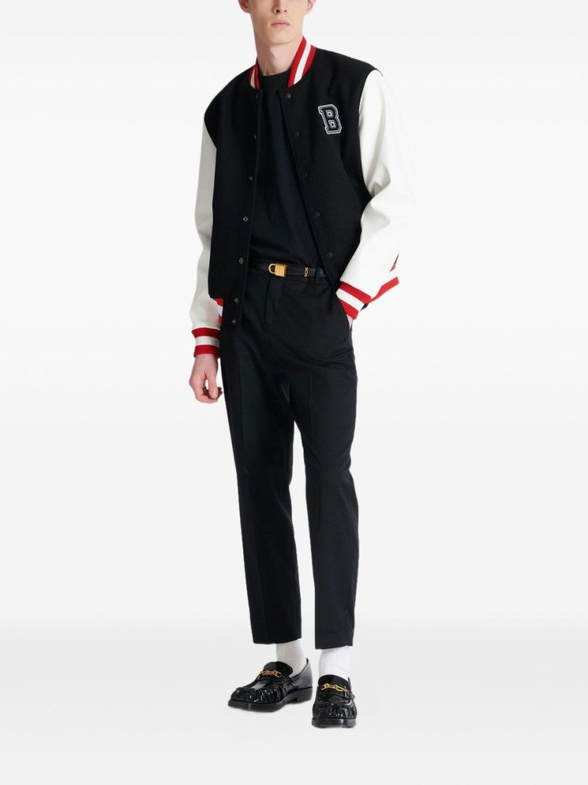 Balmain Relaxed-Fit Black T-Shirt With Script Logo