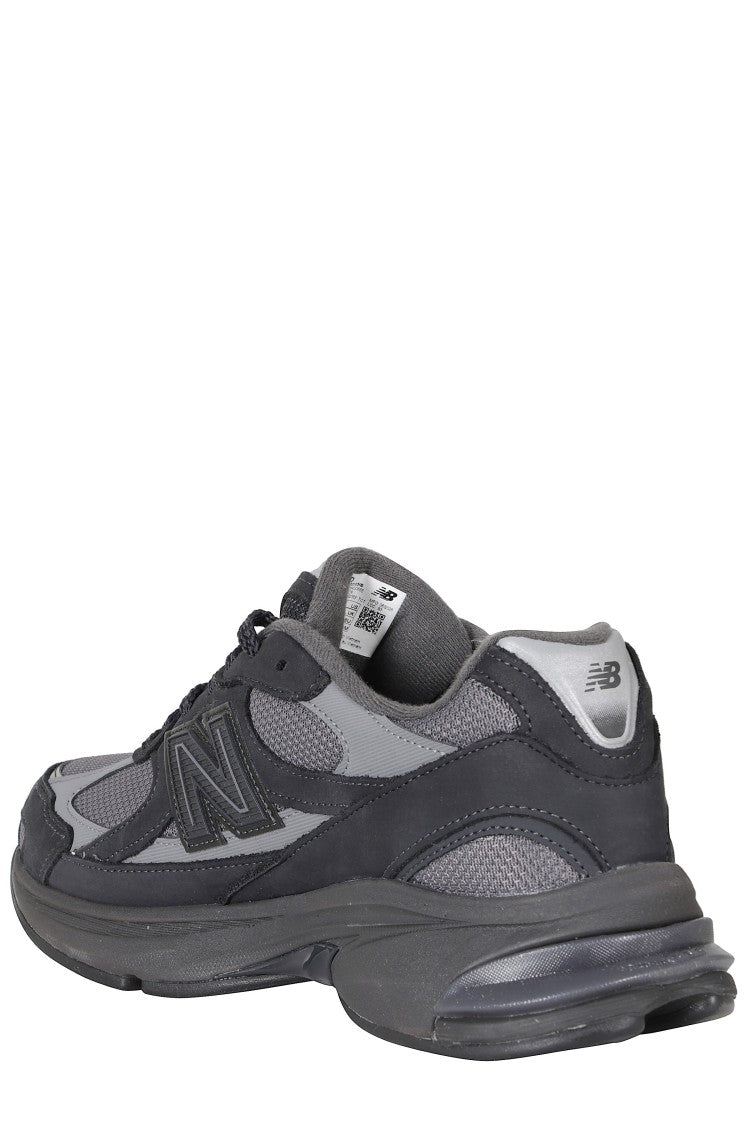 New Balance Field Grey Nubuck Mesh Running Sneakers