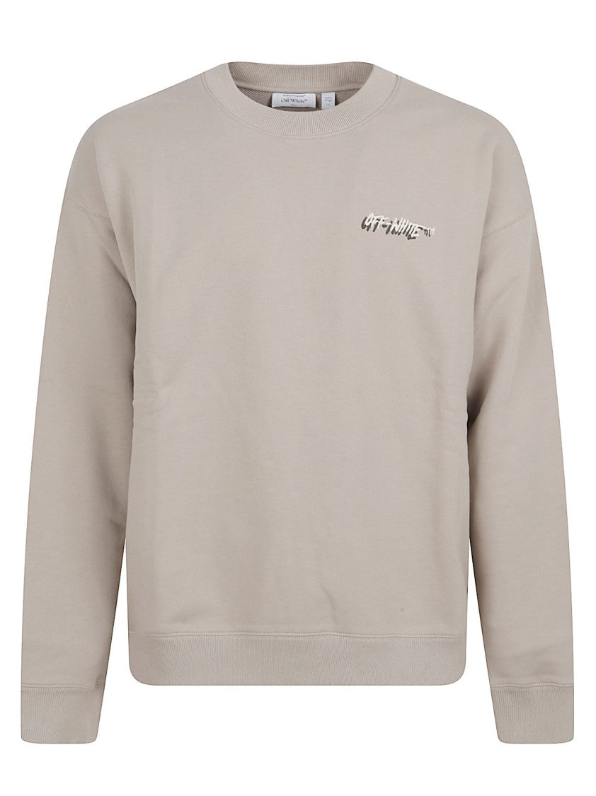 Off-White Relaxed-Fit Cotton Sweatshirt