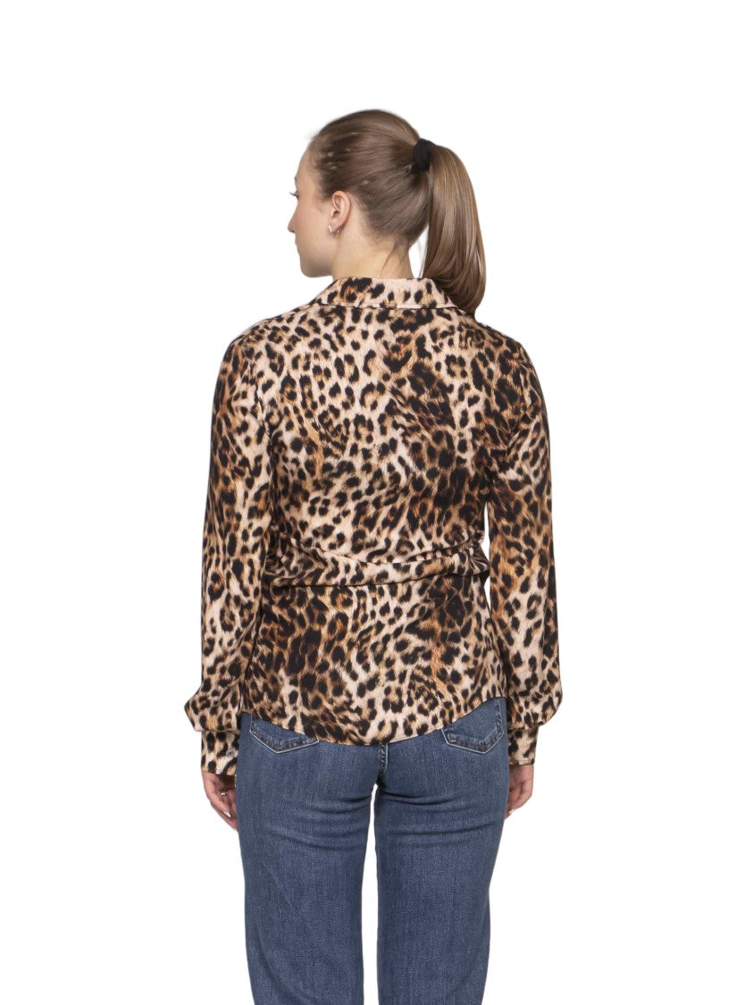 Moschino Leopard Print Tailored Shirt