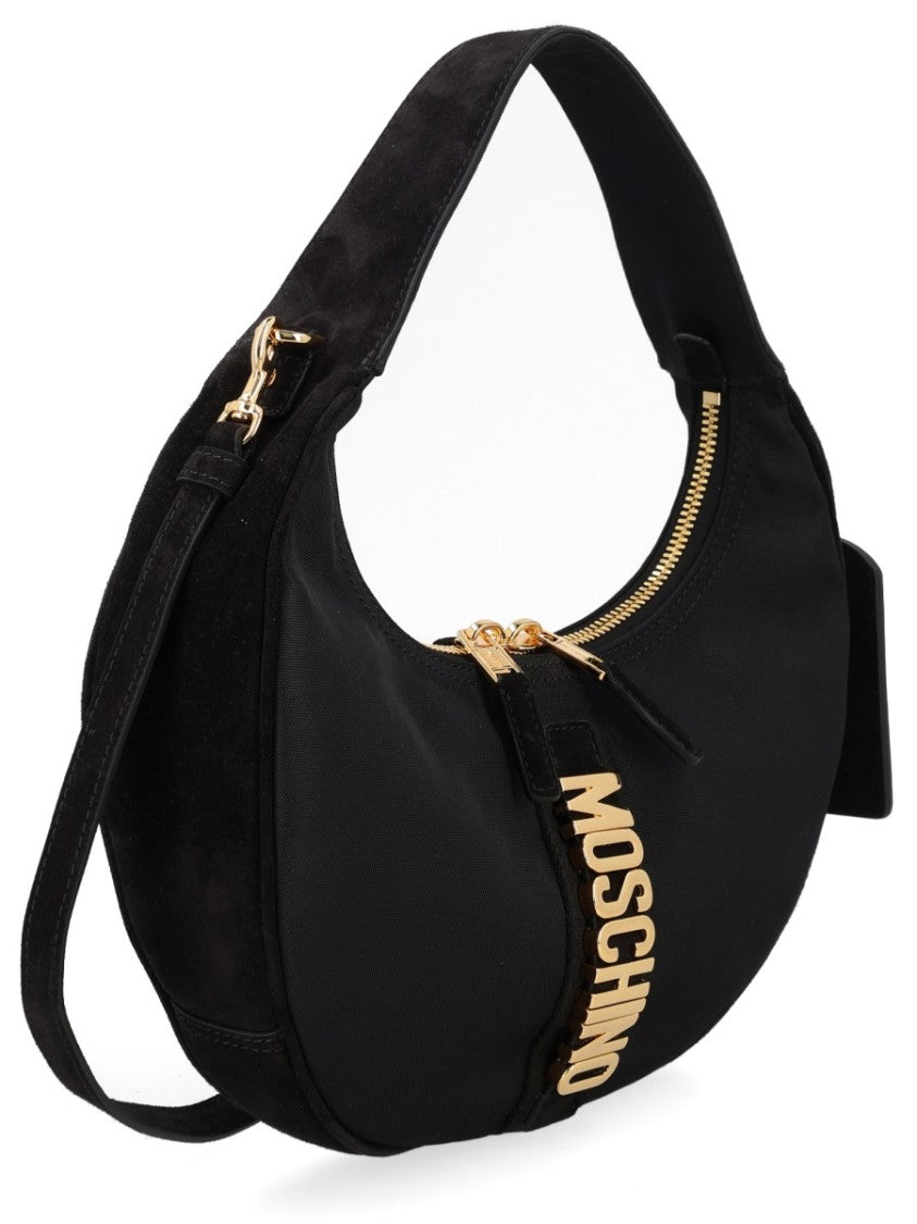 Moschino Carry Me Crescent Shaped Shoulder Bag