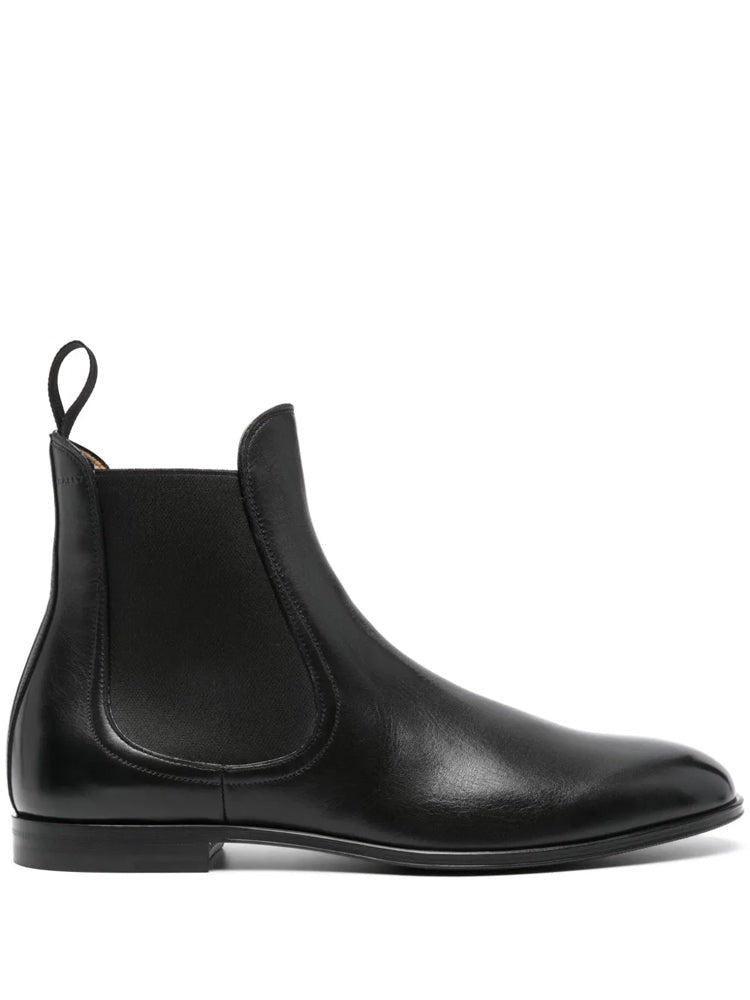 Bally Black Suede Ankle Boots