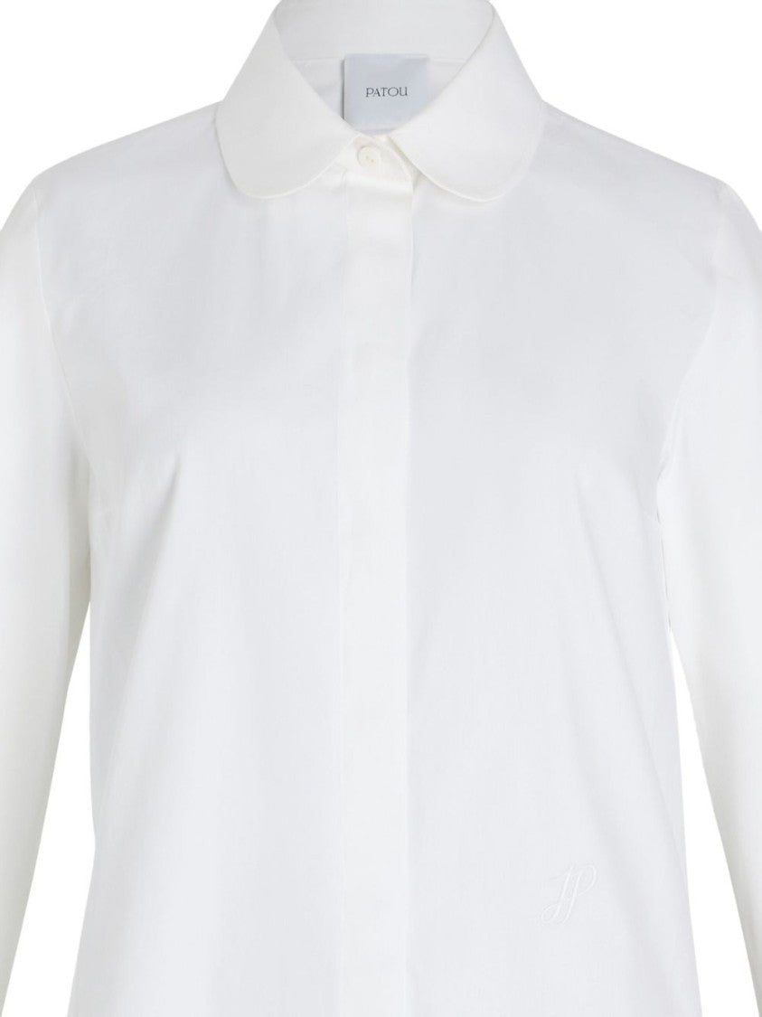 Patou Fitted Shirt With Peter Pan Collar