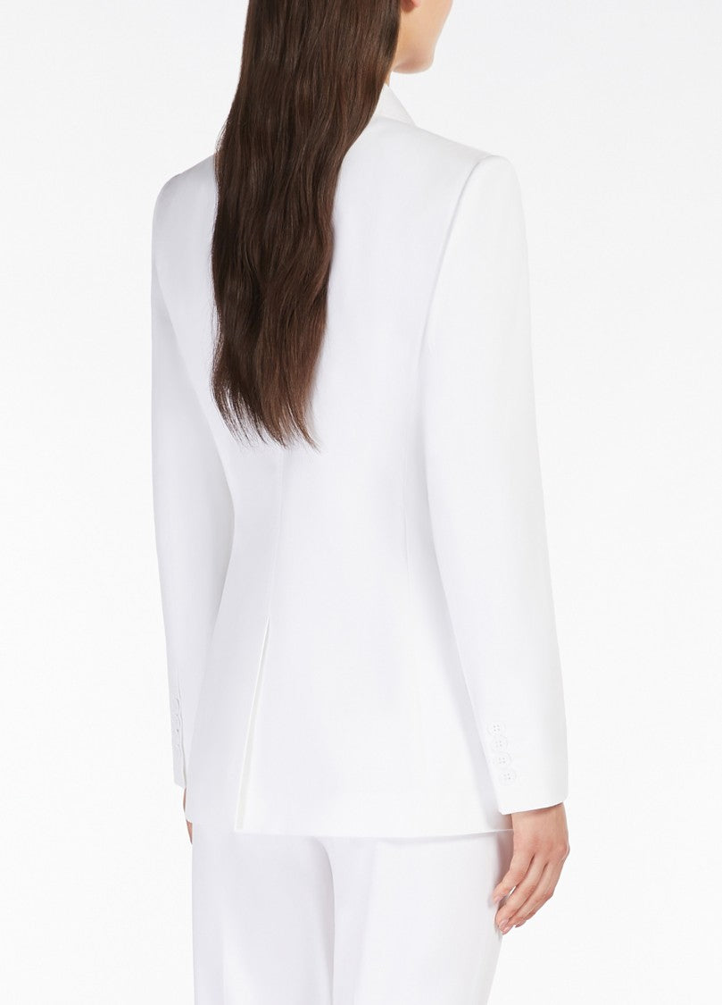 Max Mara Structured Blazer With Deep V-Neckline