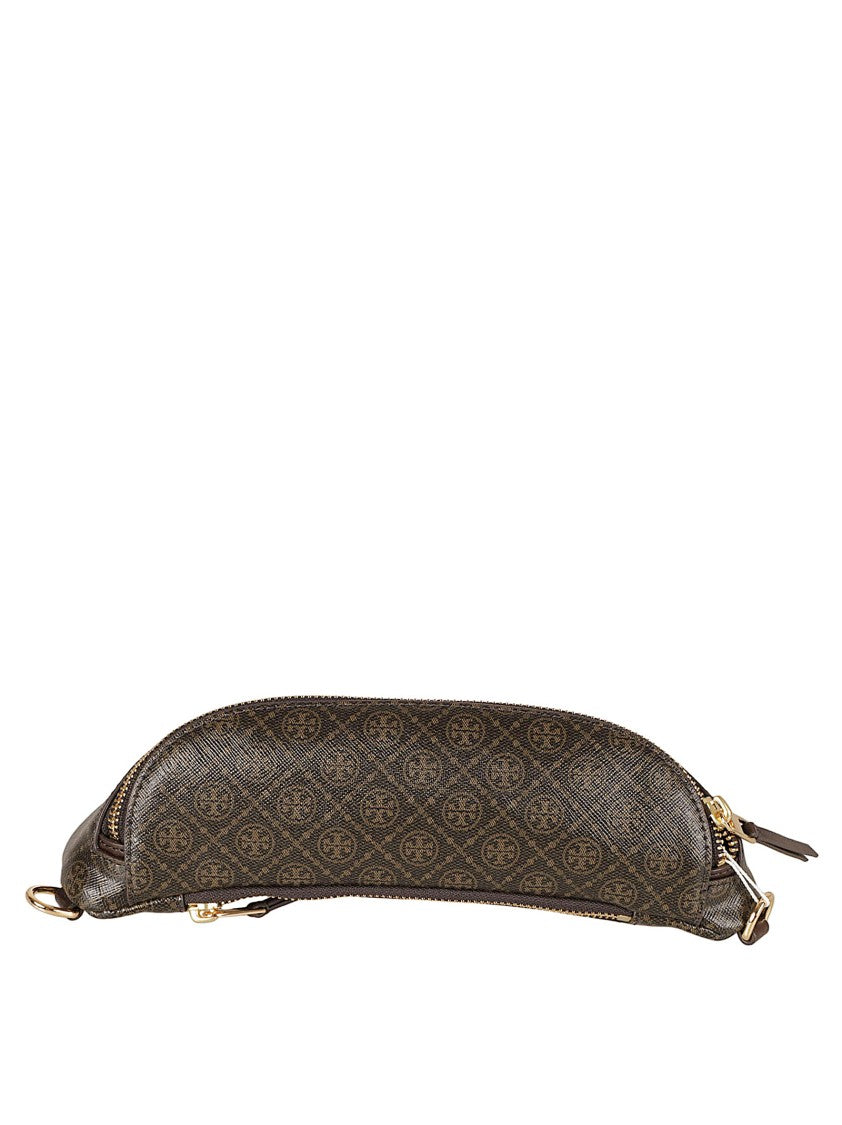 Tory Burch Textured Black Bag With Rounded Silhouette