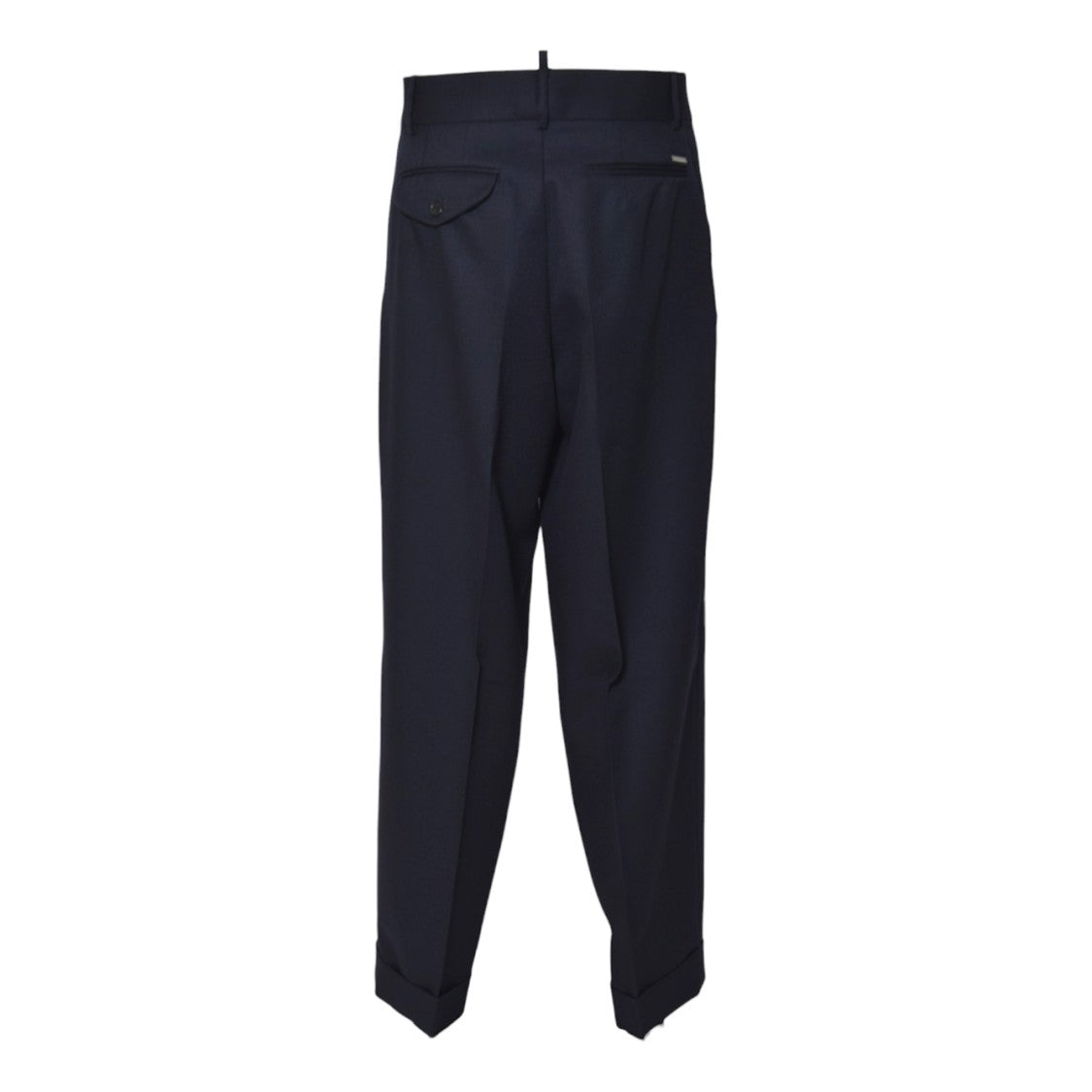 Dsquared2 Tailored Blue Trousers With High Waist
