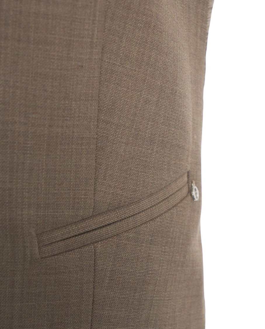 Ottod'ame Tailored V-Neck Waistcoat With Single-Breasted Closure