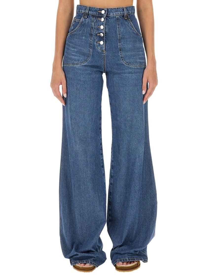 Etro High-Waisted Skinny Fit Jeans