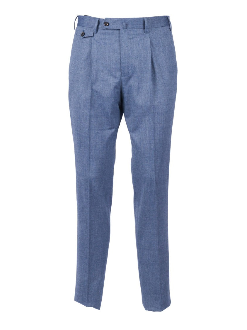 Pt01 Gentleman Single Pleat Straight-Leg Pants