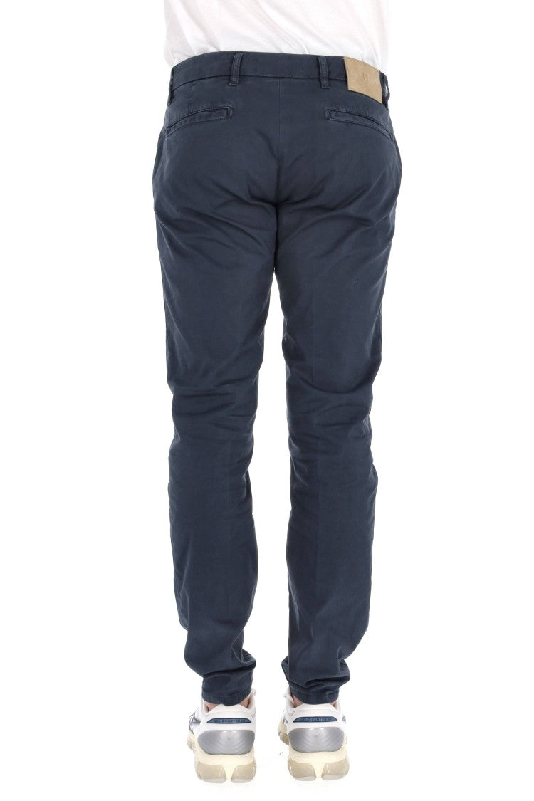 Pt Denim Cotton Twill Trousers