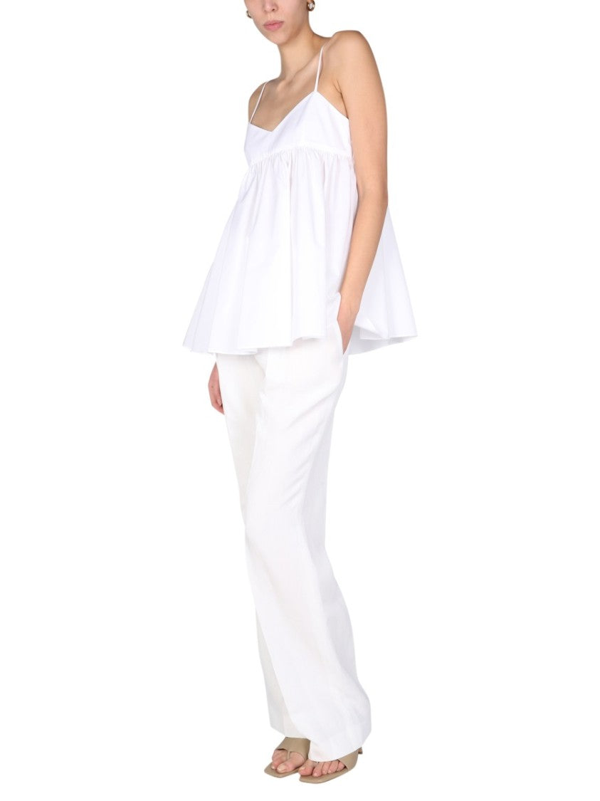 Aspesi Gathered Flared Top