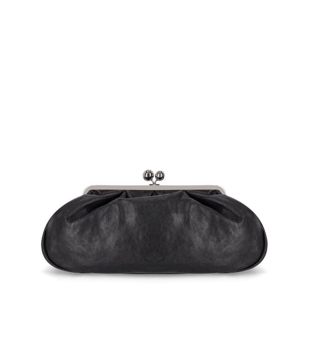 Max Mara Cristin Large Black Clutch