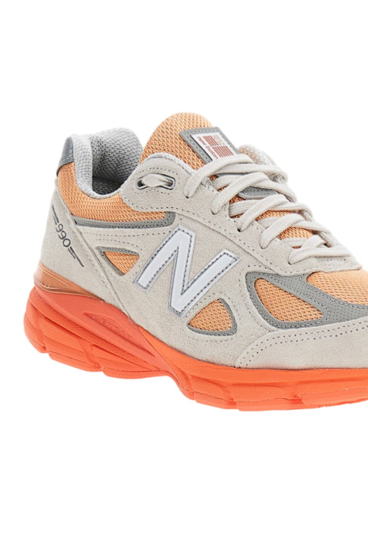 New Balance Beige/Grey 990V4 Suede Sneakers