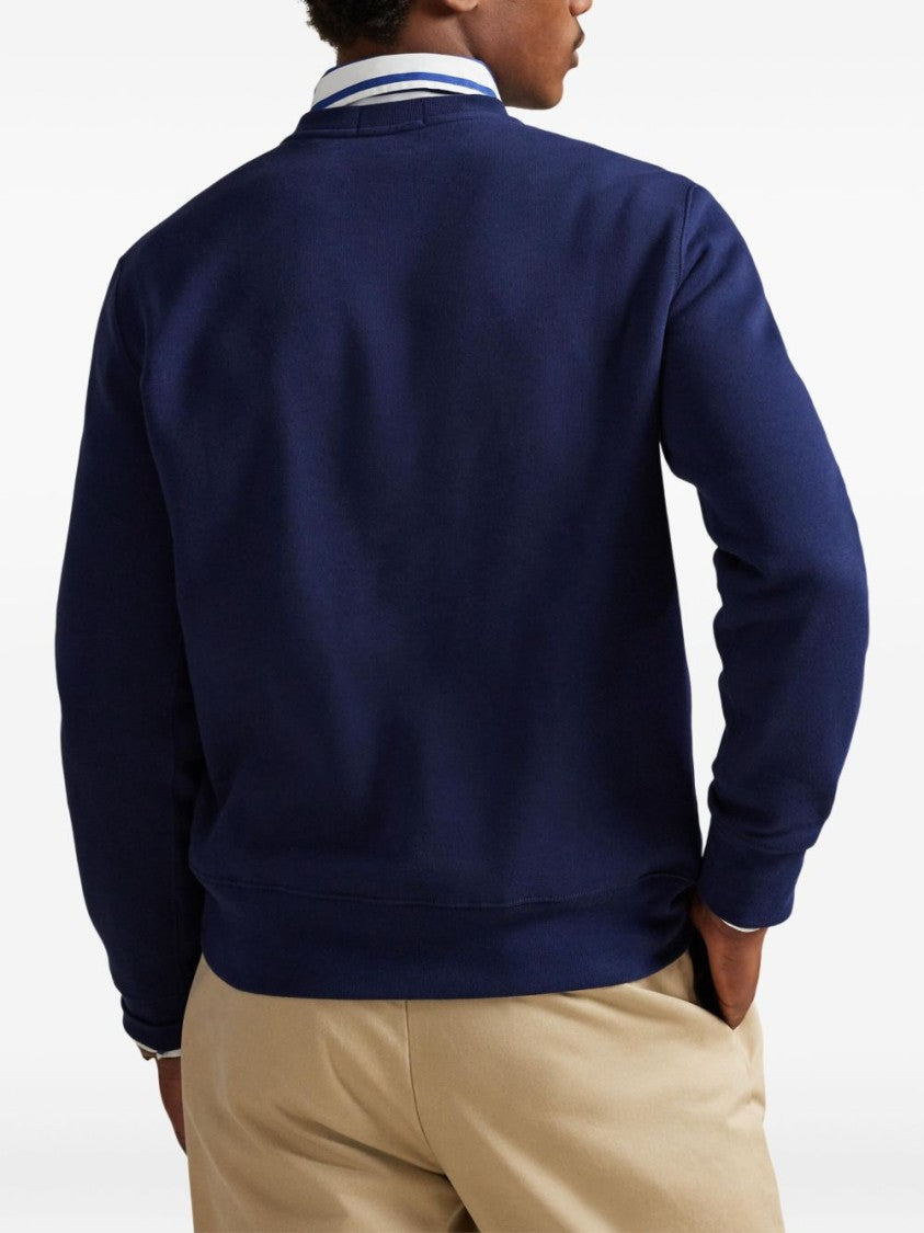 Polo Ralph Lauren Crew Neck Sweatshirt With Equestrian Bear Graphic