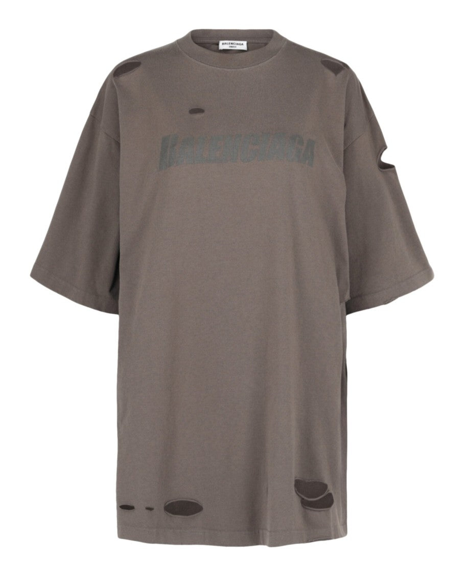 Balenciaga Distressed Graphic T-Shirt