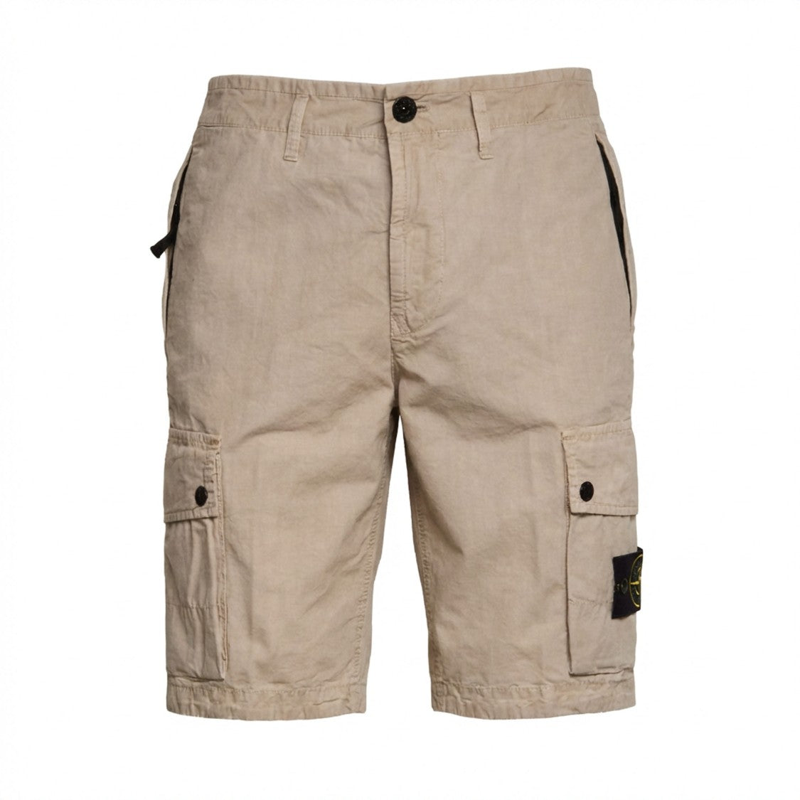 Stone Island Canvas Old Effect Multi-Pocket Shorts