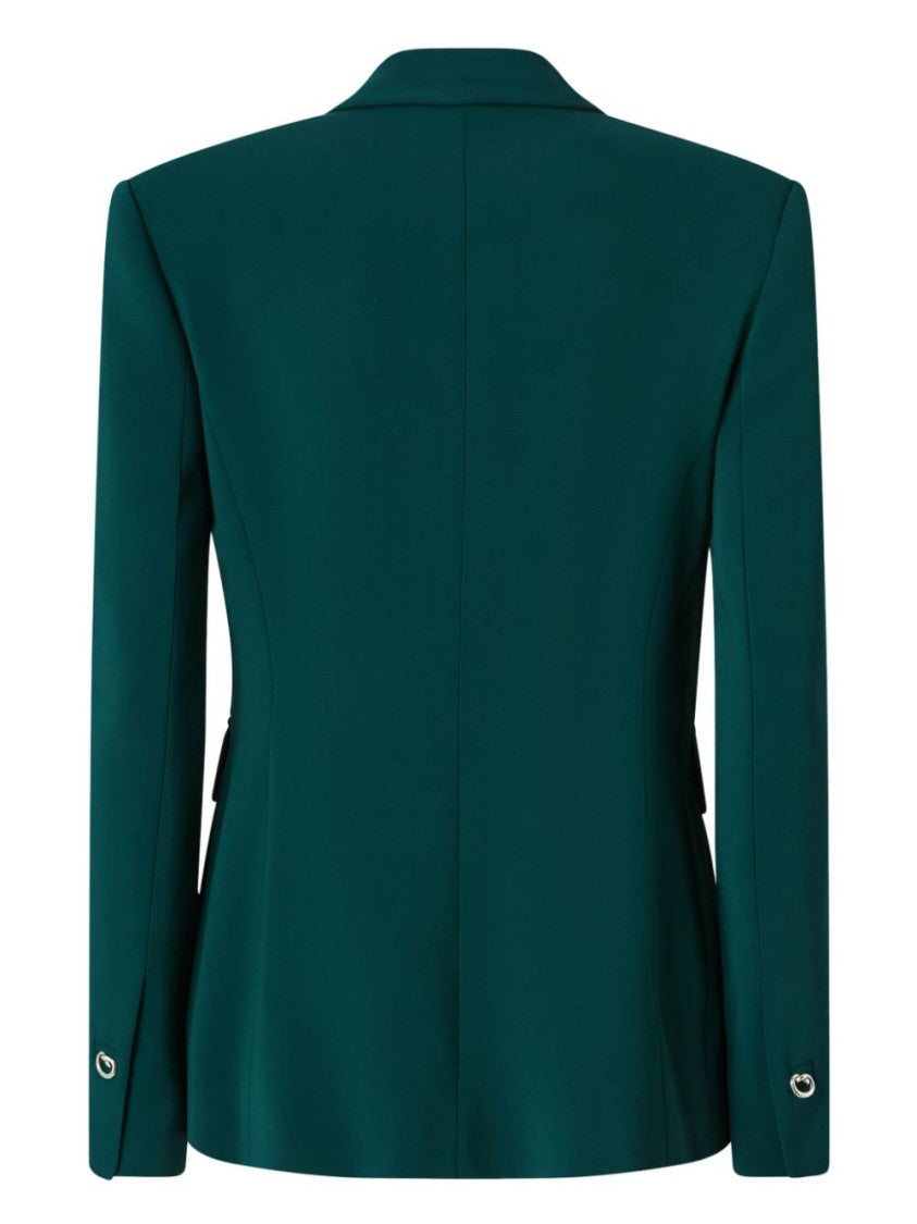 Pinko Double-Breasted Cady Blazer With Metal Buttons