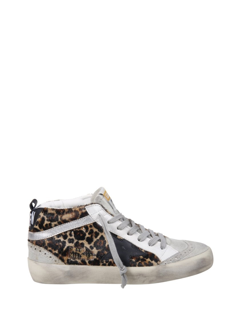 Golden Goose Mid Star Horsy Upper Sneakers