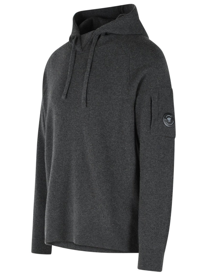 C.P. Company Grey Wool Blend Sweater